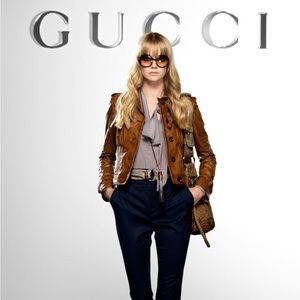 Vintage 2010 Gucci Resort leather jacket new!